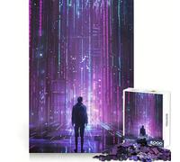 Web Alone pour Adultes Puzzle de 1000 pièces Exercice cérébral Évasion reposante Découpe de précision Cadeau de Noël idéal (38x52cm)