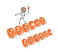 Web Halloween Wear Length Fashion Manucure Faux Ongles Gagnez du Temps Porter Press On Enfant Adulte Enfant Press On