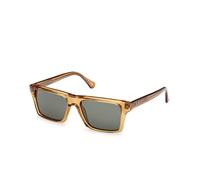 Web Homme WE0383 39N Lunettes de soleil Acétate Jaune Vert Carré Normale