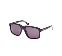 Web Homme Web WE0378 05A Lunettes de soleil Acétate Noir Fumée Carré Normale