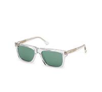 Web Homme Web WE0382 26N Lunettes de soleil Acétate Transparent Vert Carré Normale