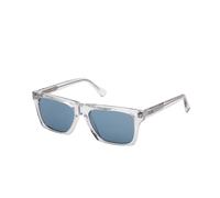 Web Homme Web WE0382 26V Lunettes de soleil Acétate Transparent Bleu Carré Normale