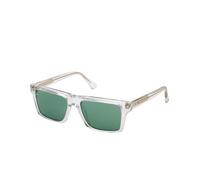 Web Homme Web WE0383 26N Lunettes de soleil Acétate Transparent Vert Carré Normale