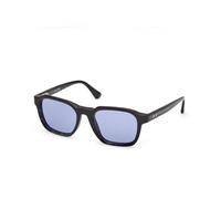 Web Homme Web WE0385 56V Lunettes de soleil Acétate Havane Bleu Carré Normale