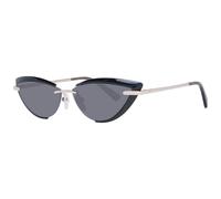 Web, Occhiali da sole WE0283, forma a gatto, colore nero lucido , colore lente fumo