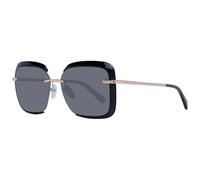 Web, Occhiali da sole WE0284, forma geometrica, colore nero lucido , colore lente fumo