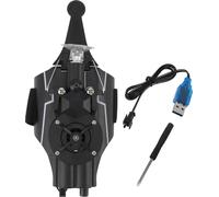 Web String Launcher Jouet Rechargeable Coordination des yeux de la main Automatique pour les enfants Noir