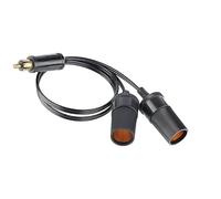 Web Truck Adaptateur double support 12 V 24 V vers un câble avec une prise DIN et une prise EURO DIN ISO 4165