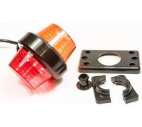 Web Truck Feu de gabarit Old school Tuning Suspendu Feu de position 12V 24V Couleurs orange et rouge pour camion remorque, remorque, caravane etc. 1 pièce