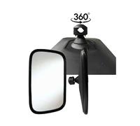 Web Truck Rétroviseur Extérieur, Tracteur Agricole, Pelleteuse, Engin de Chantier, Universel, 310 x 205 mm, Diamètre de Montage 15-28 mm, E20