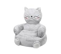 WEB2O Pouf Fauteuil Enfant en Forme de Chat, 45cm