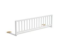 Webaby - Barrière de lit Enfant 117cm SIDO Blanc en Bois - 117 x 34,5 x 31 cm| Barrière de sécurité Anti-Chutes | 18 Mois à 5 Ans | pour Matelas Hauteur 10 à 16 cm