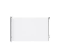 WEBABY - Barrière de sécurité bébé sur enrouleur KLIP - Blanc 130 cm - dès 24 mois Blanc -