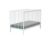 Lit bébé - 60 x 120 cm - WEBABY - ONE - Blanc