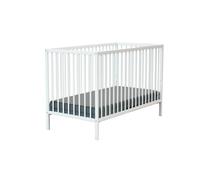 WEBABY – Lit bébé ONE – 60 x 120 cm – Blanc – At4