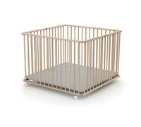 Ateliers T4 – Parc pliant Webaby 100x100 – Hêtre brut