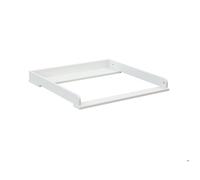 WEBABY - Plan à langer en bois 70 cm UNO - 71 x 72,5 x 8 cm Blanc -