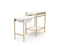 WEBABY - Table à Langer avec Baignoire en bois LILO