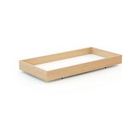 Webaby - Tiroir de lit bébé 60 x 120 cm ROLO Hêtre Vernis