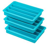 Webake 3-pack Coque en silicone bac à glaçons, Moule à Glace en forme de logement (4-cavity)