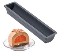 Webake 30 cm Silicone Moule Insert Buche Moule à Insert Bûche, 30x5xh4cm | Moule Mini Buche de Noel, Moule Silicone Insert, Moule Pâtisserie Dessert de Noel