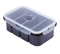 webake Bac à soupe en silicone avec couvercle - 250 ml - Extra large - Pour soupe, bouillon, sauce, beurre, préparation des repas, stockage des aliments