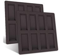 Webake Financier Moule à gâteau 8 cavités en silicone anti-adhésif pour biscuits biscuits