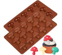 Webake Lot de 2 moules à chocolat en silicone pour chocolats, chocolats, bonbons, décoration de gâteau - 15 trous