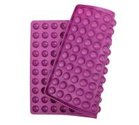webake Moule à friandises pour chien Tapis de cuisson en silicone pour biscuits 2 cm demi-sphère avec picots 140 Moulle à Hemisphere, moule à chocolats, antiadhésif