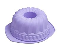 Webake Moule à gâteau en silicone avec tube cannelé anti-adhésif Kugelhopf Norme européenne et approuvé par la FDA