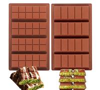 Webake Moule en silicone pour chocolat, petit Dubaï, 2 pièces, pour chocolat, bonbons, gelée