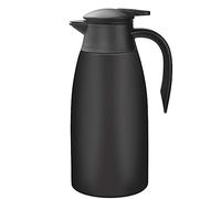Webao Verseuse isotherme 2 litres en acier inoxydable avec fermeture rapide à double paroi pour thé et café Noir