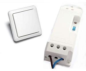 WeBaSo Intertechno YWT-8500 Module d'ouverture de porte sans fil avec émetteur mural sans fil - Complément pour ouvre-porte électrique existant (nécessite un ouvre-porte déjà existant)