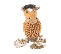 Webbox Peanut Le Poney Jouet pour Chien - Peluche, couineur et Super Doux