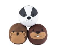 Webbox Wildlife Friends Squishies - Jouets en Peluche, couineurs et Super Doux pour Chien (Lot de 3)