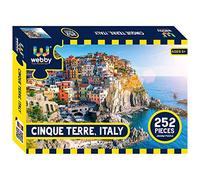 Webby Puzzle Cinque Terre Italie | 252 Pièces | 43x29 cm | Casse-tête Difficile pour Enfants & Famille | Améliore Logique, Motricité & Concentration | Dès 6 Ans