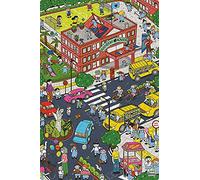 Webby Puzzle Illustration Après l’École | 1000 Pièces | pour Ados & Adultes 14+ | Casse-tête Difficile | Développe Logique, Créativité & Concentration | STEM