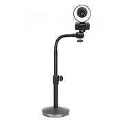 Webcam 1080P Webcam 60FPS Autofocus HD Web Camera with Microphone Ring Light Web Cam for PC Computer Camera for Recording Calling Conferencing Gaming (Color : 1080P 60FPS) (60FPS with Stand 1)
