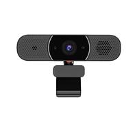 Webcam 2K Tout-en-Un avec Microphone AI Haut-Parleur Couverture de confidentialité Caméra d'ordinateur USB for conférence for, Diffusion en Direct, Enregistrement