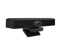 Webcam 3 en 1 1080p avec microphone et haut-parleur, mise au point automatique à 360 °, prise vocale USB, Plug Play pour vidéoconférence, cours en ligne, diffusion en direct, compatible Windows