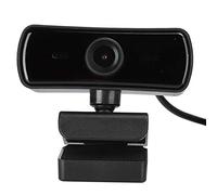 Webcam 4K avec microphone intégré, caméra Web USB à écran large, caméra Web pour diffusion en direct/vidéoconférence (noir)