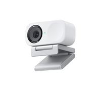Webcam 4K - Ensemble standard avec capteur 1,27 cm, cadrage automatique, HDR, microphone antibruit AI, contrôle gestuel pour streaming sur PC/Mac