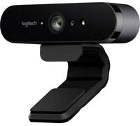 Webcam 4K Logitech BRIO 4096 x 2160 Pixel pied de support, support à pince
