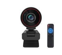 Webcam AI Humanoïde Intelligent Tracking USB Caméra avec Télécommande 1080P Convient pour PC Ordinateur Portable Caméra Web Vidéo avec Microphone