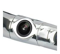 Webcam de recul Voiture Caméra Recul Universelle NTSC 170 Degrés pour Voiture Support Plaque D'immatriculation Caméra Recul Étanche(Argent)