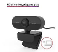 Webcam Full HD 1080P avec Microphone rotatif USB, caméra sans pilote, mise au point automatique, pour ordinateur portable