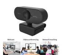 Webcam Full HD 1080P, caméra de mise au point automatique, avec Microphone, prise USB, sans pilote, pour ordinateur portable, appel vidéo
