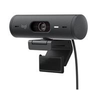 Webcam - Full HD 1080p - Logitech - Brio 500 - Microphone intégré - Graphite
