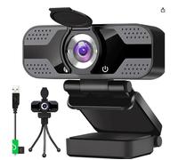 Webcam Full HD 1080P ordinateur micro HQ USB sans pilote compatible bureau portable