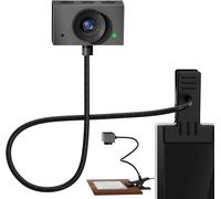 Webcam Full Hd 1080P Pour Pc, Caméra D'Ordinateur Fov À 95°, Webcam Avec Microphone, Caméra Web Usb Pour Ordinateur Plug And Play,Webcam À Écran Intermédiaire Avec Support Col De Cygne Et Protection